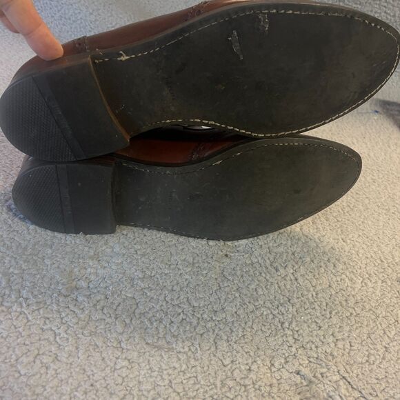 JOHNSTON & MURPHY Aristocraft Loafers 11 NARROW Leather Tassel Slip On Shoes main image 13
